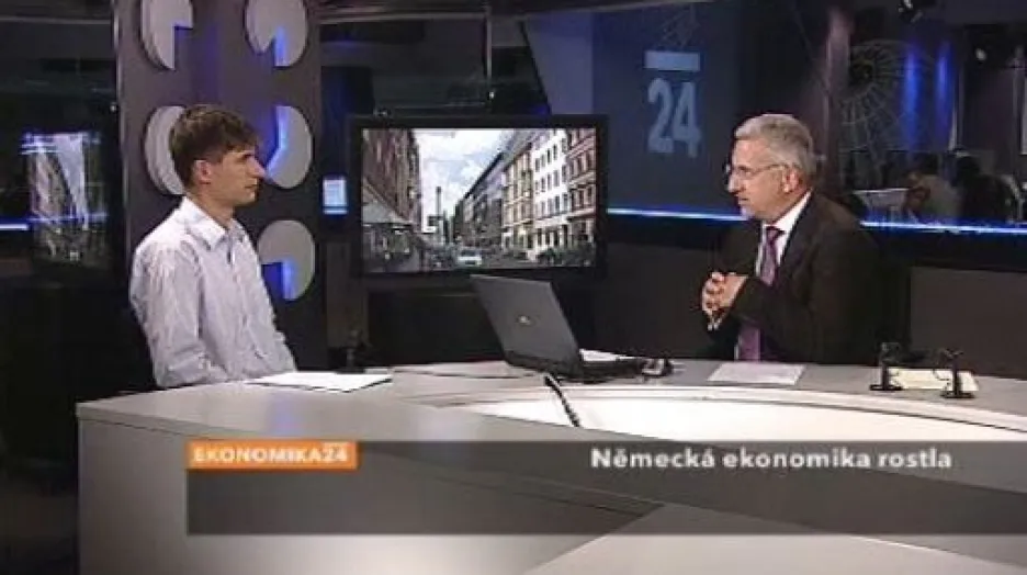 Jan Bureš ve Studiu ČT24