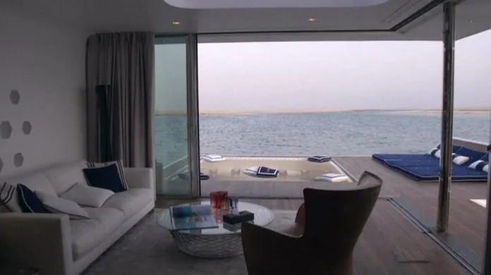 Interiér vily Mořský koník u Dubaje