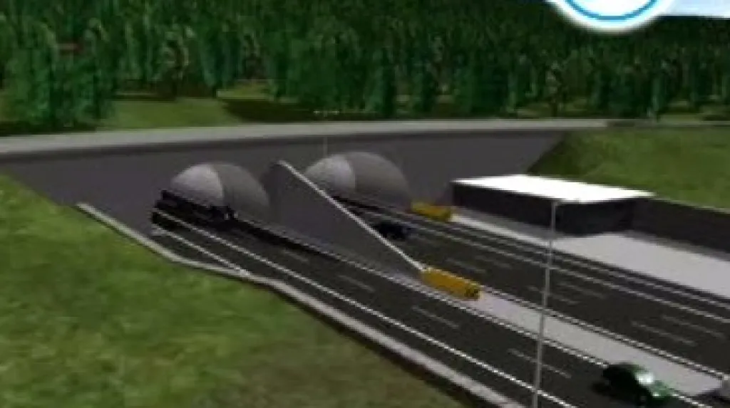 Pražský okruh - vizualizace