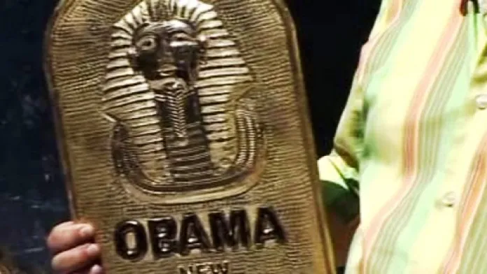 Obama jako Tutanchámon