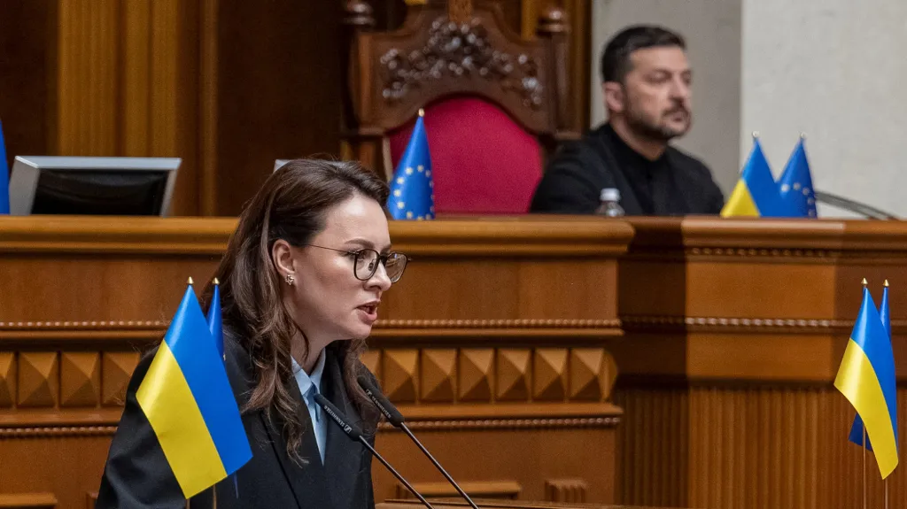 Julija Svyrydenková a Volodymyr Zelenskyj