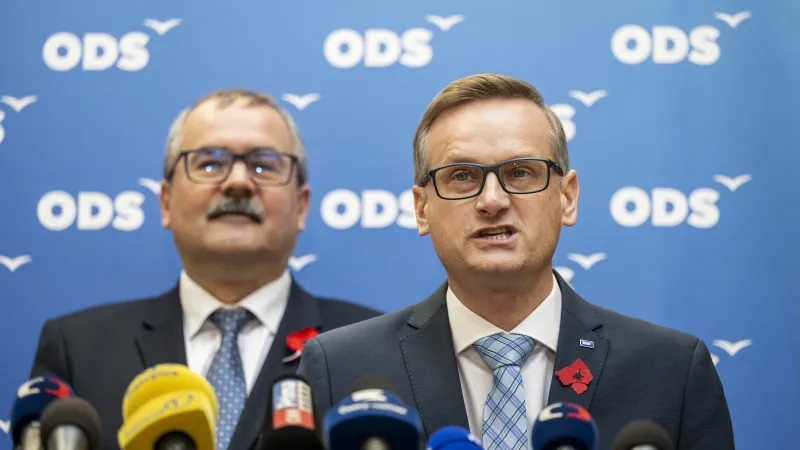 Poslanec ODS Jakub Janda vpravo, 11. 11. 2025