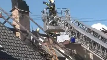 požár rodinného domu v Ratíškovicích