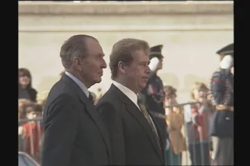 30 let zpět: Izraelský prezident poprvé v Československu