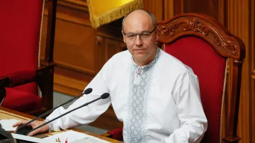 Andrij Parubij na fotografii z roku 2019