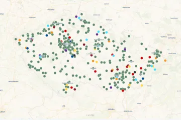 Mapa kandidátů do Evropského parlamentu: každý čtvrtý je z Prahy, cizinců je rekordně málo