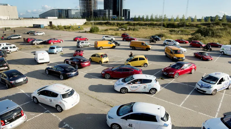 Kodaňská propagační jízda elektromobilů