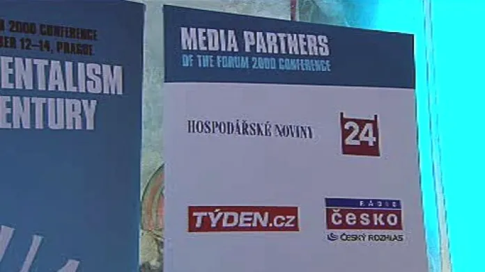 Mediální partneři konference Forum 2000