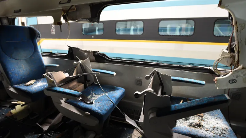 Pendolino po tragické nehodě