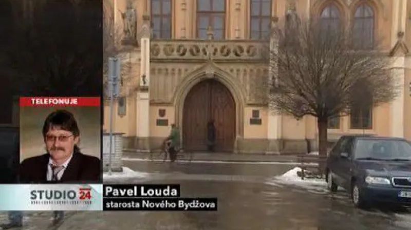 Starosta Pavel Louda ve Studiu ČT24