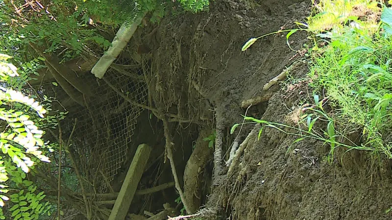 Sesuv svahu v Bulharech