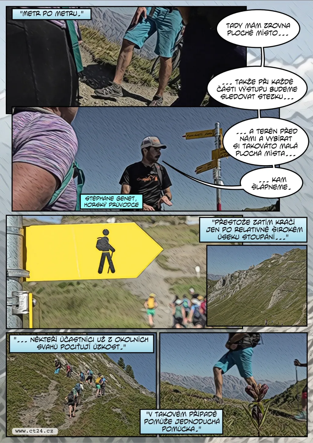 Horští vůdci s psychology pomáhají speciálním kurzem lidem se strachem z výšek