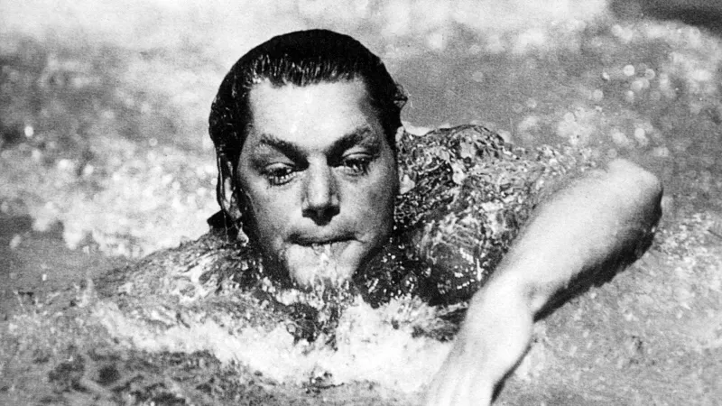 Johnny Weissmuller na olympiádě v Paříži v roce 1924