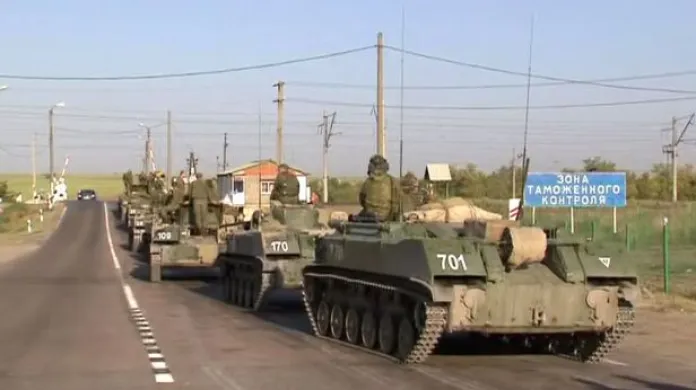 Ukrajina prý zničila část ruského vojenského konvoje