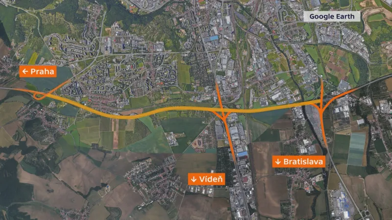 Brno je mezinárodní křižovatkou