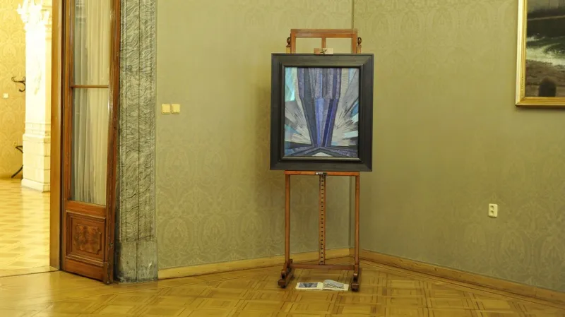 František Kupka / Tvar modré, 1913