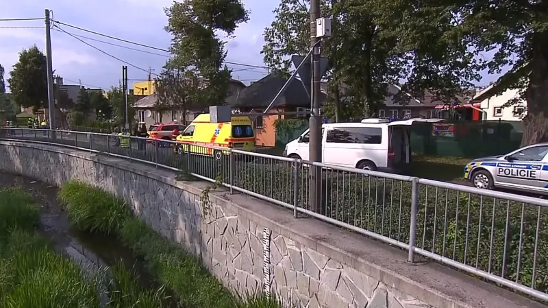 Zásah hasičů v Českém Těšíně