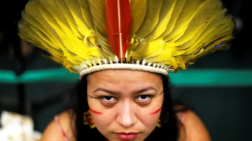 Protest brazilských domorodců