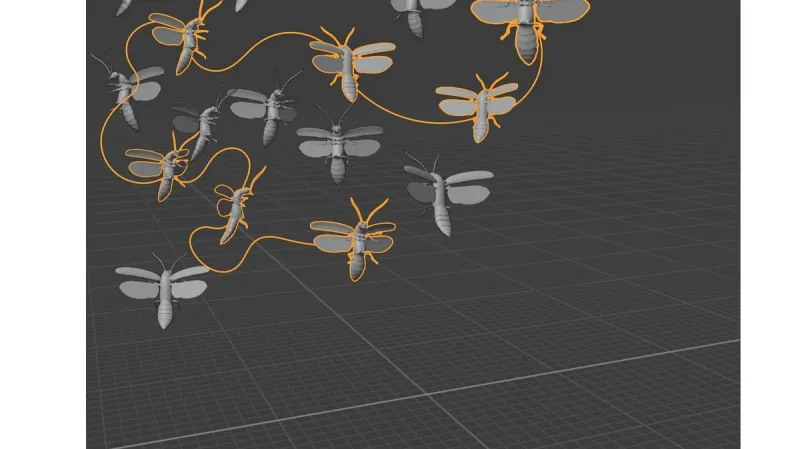 Jak vzniká koordinované blikání světlušek