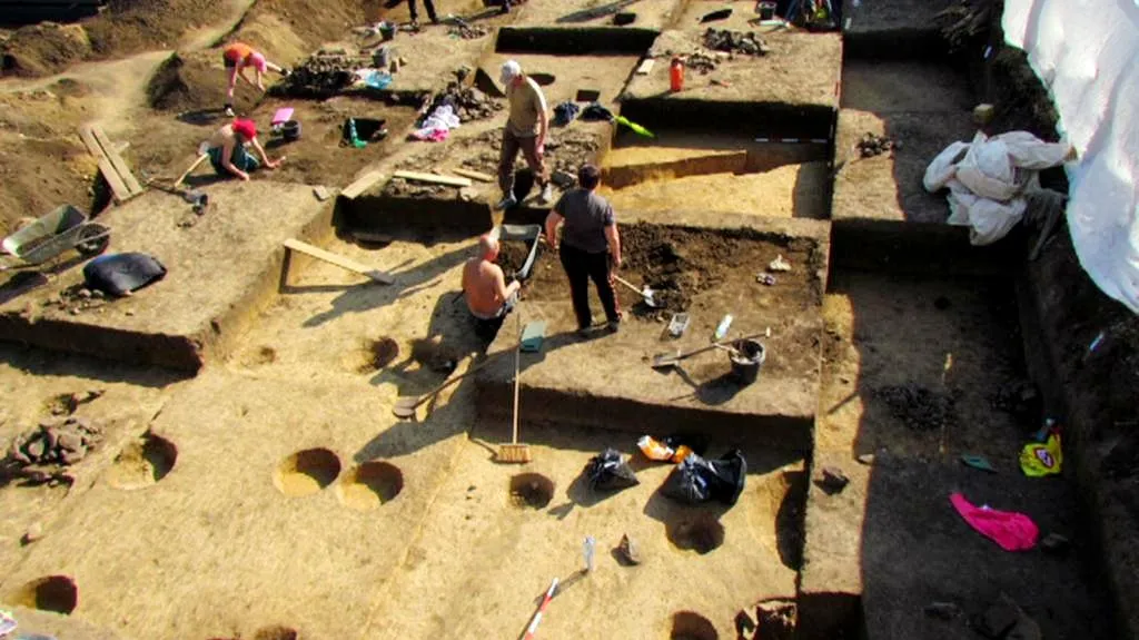 Archeologické práce v Bubenči
