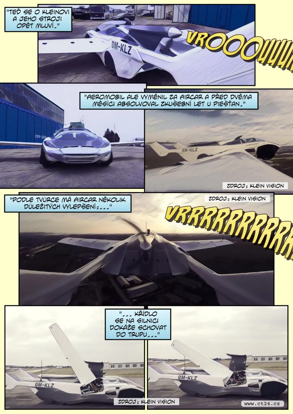 Aeromobil neboli létající auto je slovenský vynález