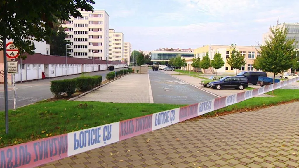Uzavřený areál pardubické univerzity