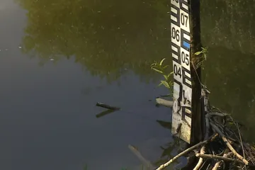 V Krnově voda, v Úvalně téměř nic. Kvůli polským turbínám je řeka Opava skoro vyschlá