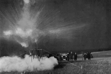 Před 90 lety vyzkoušel vynálezce Očenášek v Praze poprvé rakety