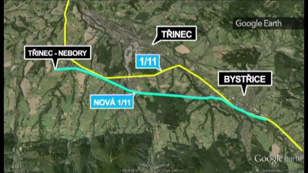 Stavba hlavního tahu na Slovensko