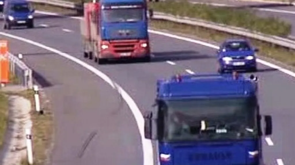 Kamiony v silničním provozu