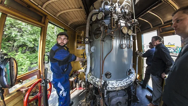 Parní vůz Komarek M 124.001