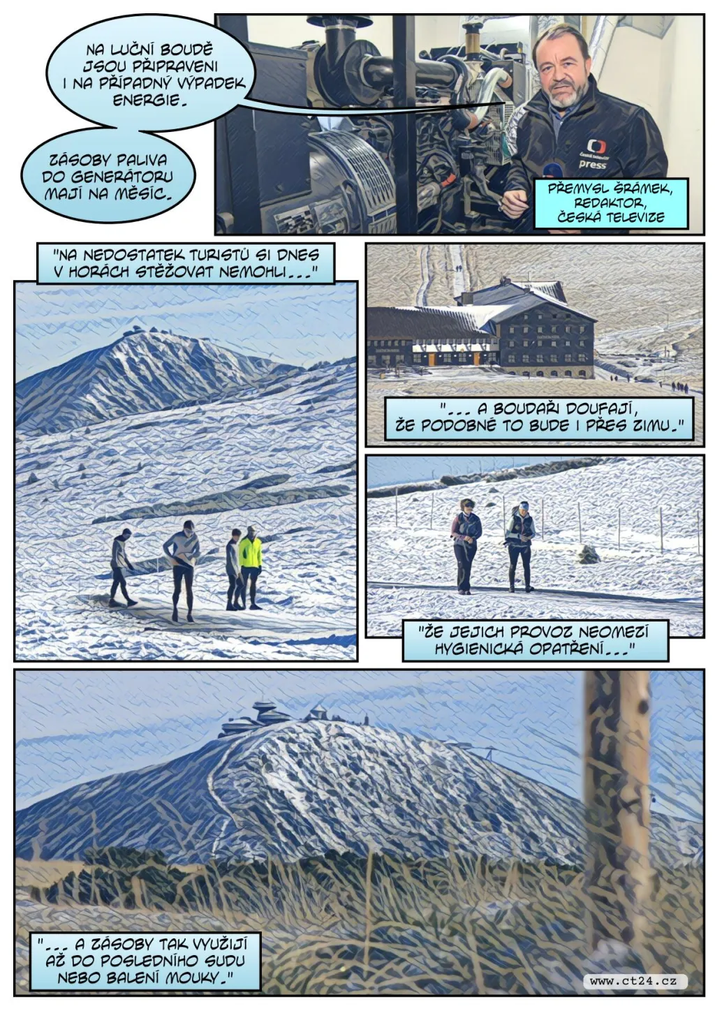 Krkonošské boudy dokončují zásoby na zimu