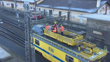 Oprava vedení v Roudnici nad Labem