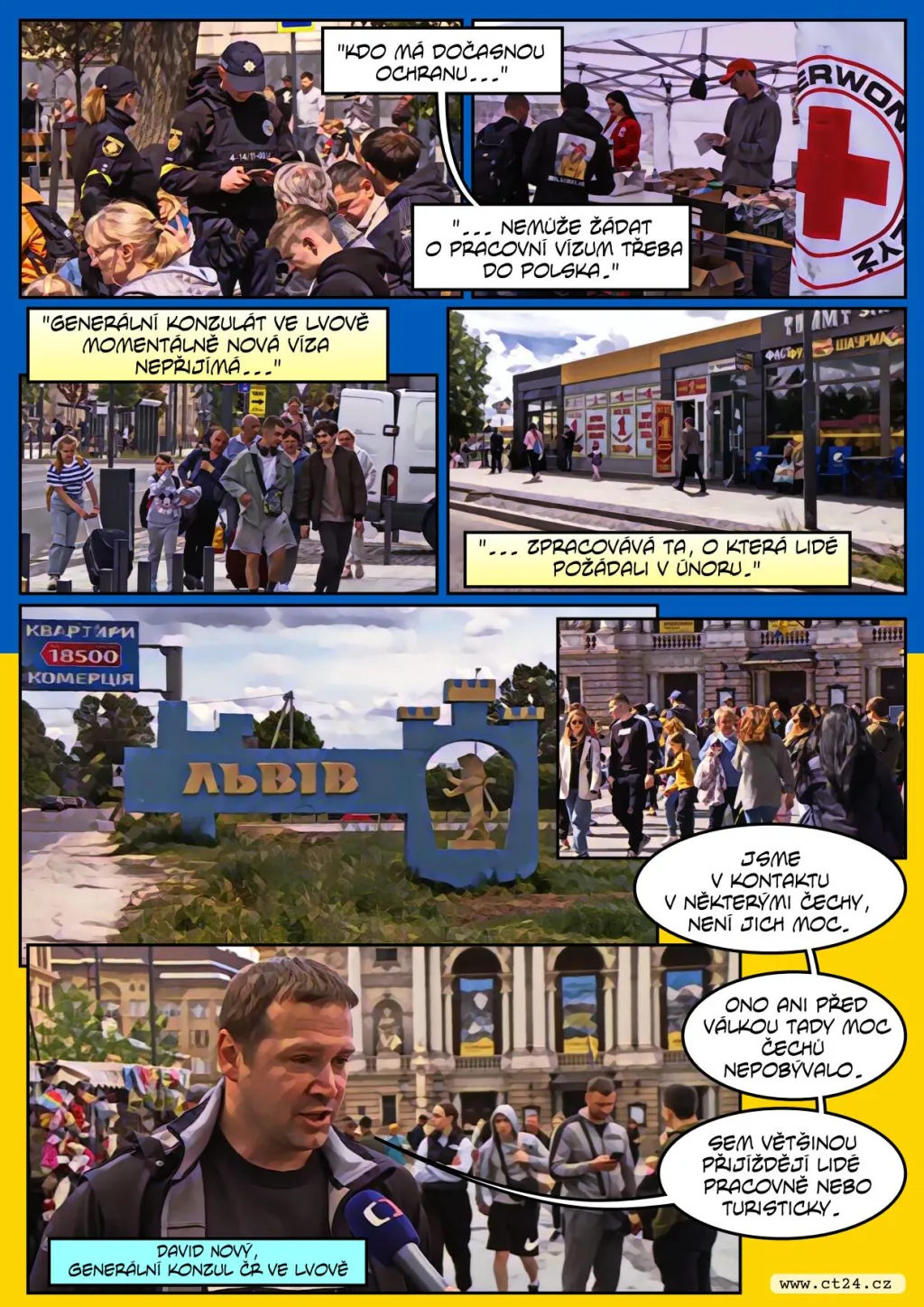 Život v ukrajinském Lvově