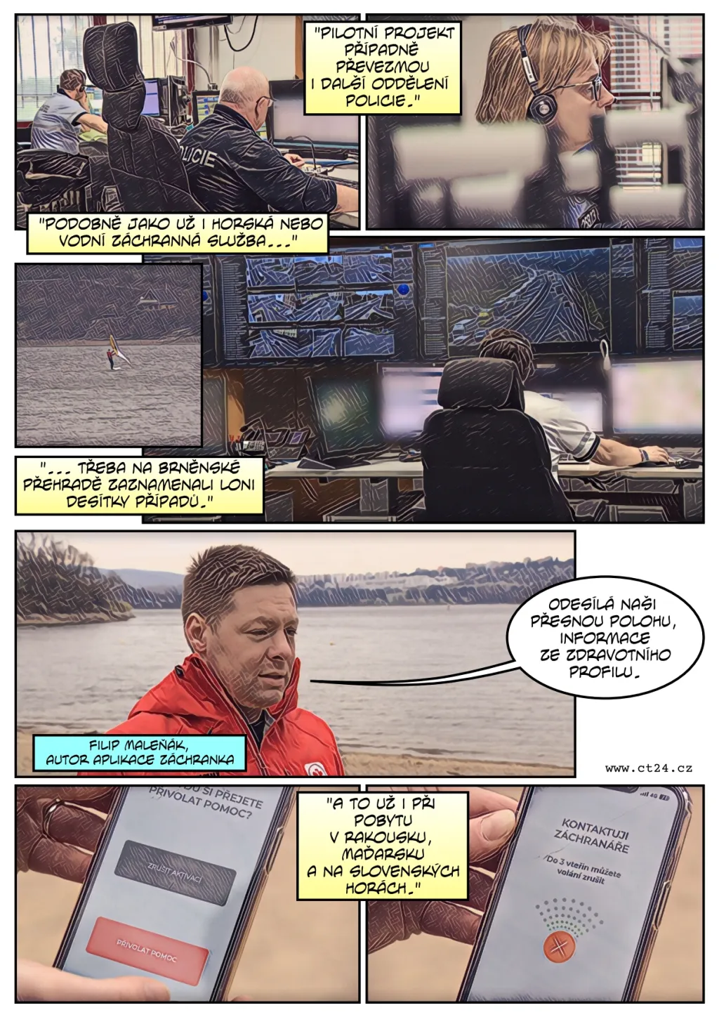 Aplikace Záchranka zprostředkovala už 150 tisíc volání