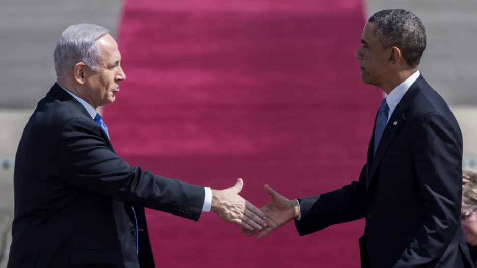 Benjamin Netanjahu a Barack Obama