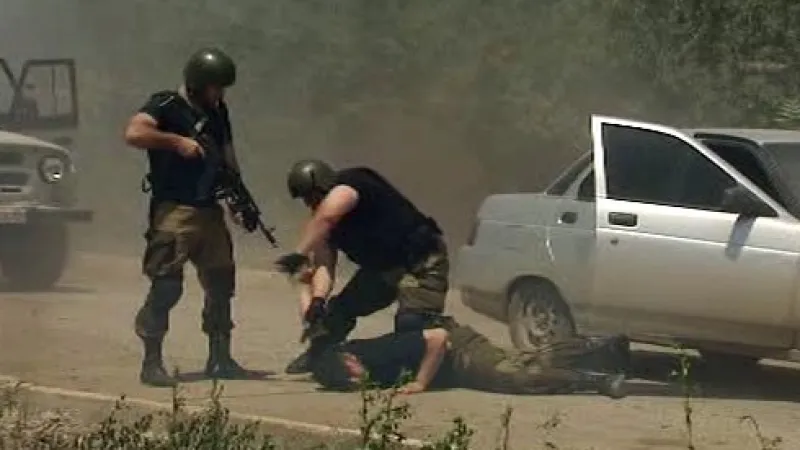 Zásah čečenských bezpečnostních složek