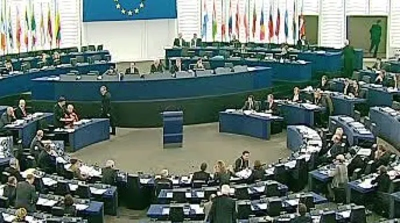 Český premiér a předseda Rady EU Mirek Topolánek dnes v Evropském parlamentu představil poslancům priority českého předsednictví.