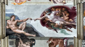 Stvoření Adama podle Michelangela