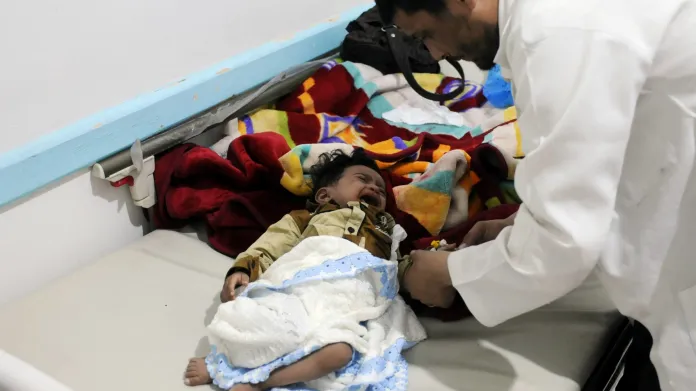 Boj s cholerou v Jemenu