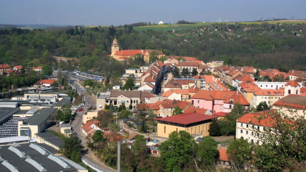 Pohled na Moravský Krumlov