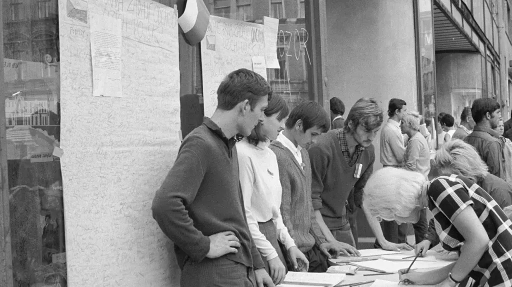 21. srpen 1968 v ulicích Brna
