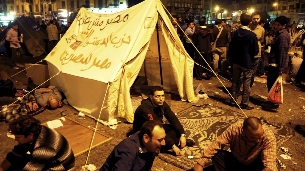 Protesty na náměstí Tahrír