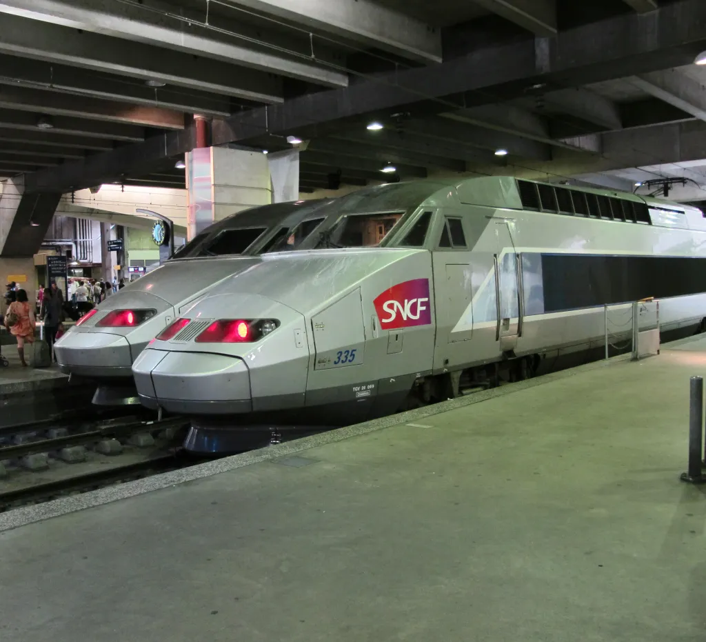 Výrobcem všech typů TGV byl francouzský Alstom. Nejstarší typ vyráběný mezi lety 1978 a 1988 byl nazýván pouze TGV, později TGV Sud-Est. Na přelomu 80. a 90. let se stal jeho nástupcem typ TGV Atlantique neboli TGV-A. Názvy obou generací naznačovaly, kterým směrem z Paříže jezdily. Další série se nazývá TGV Réseau či TGV-R