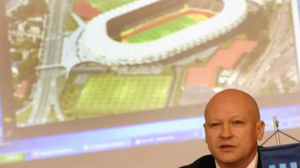 Ivan Hašek a vizualizace projektu ostravského stadionu