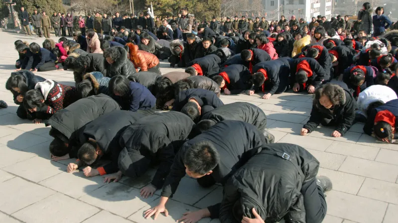 Severokorejci truchlí pro Kim Čong-ila