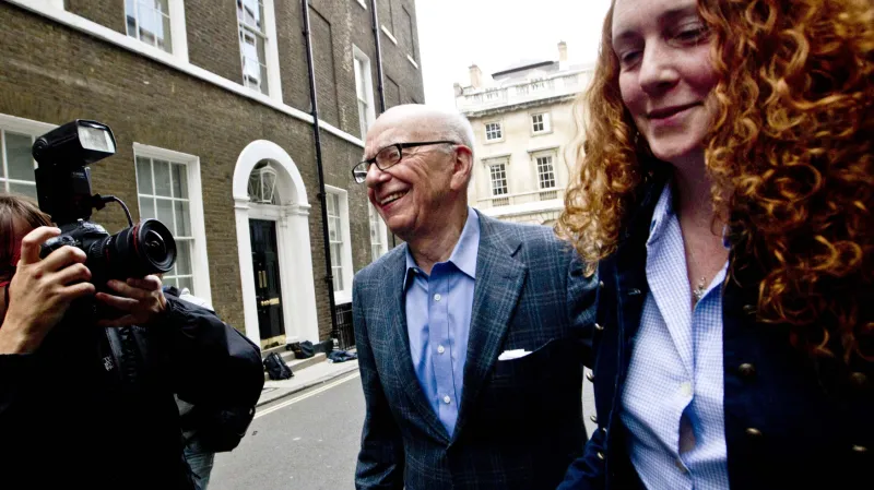 Robert Murdoch a Rebekah Brooksová