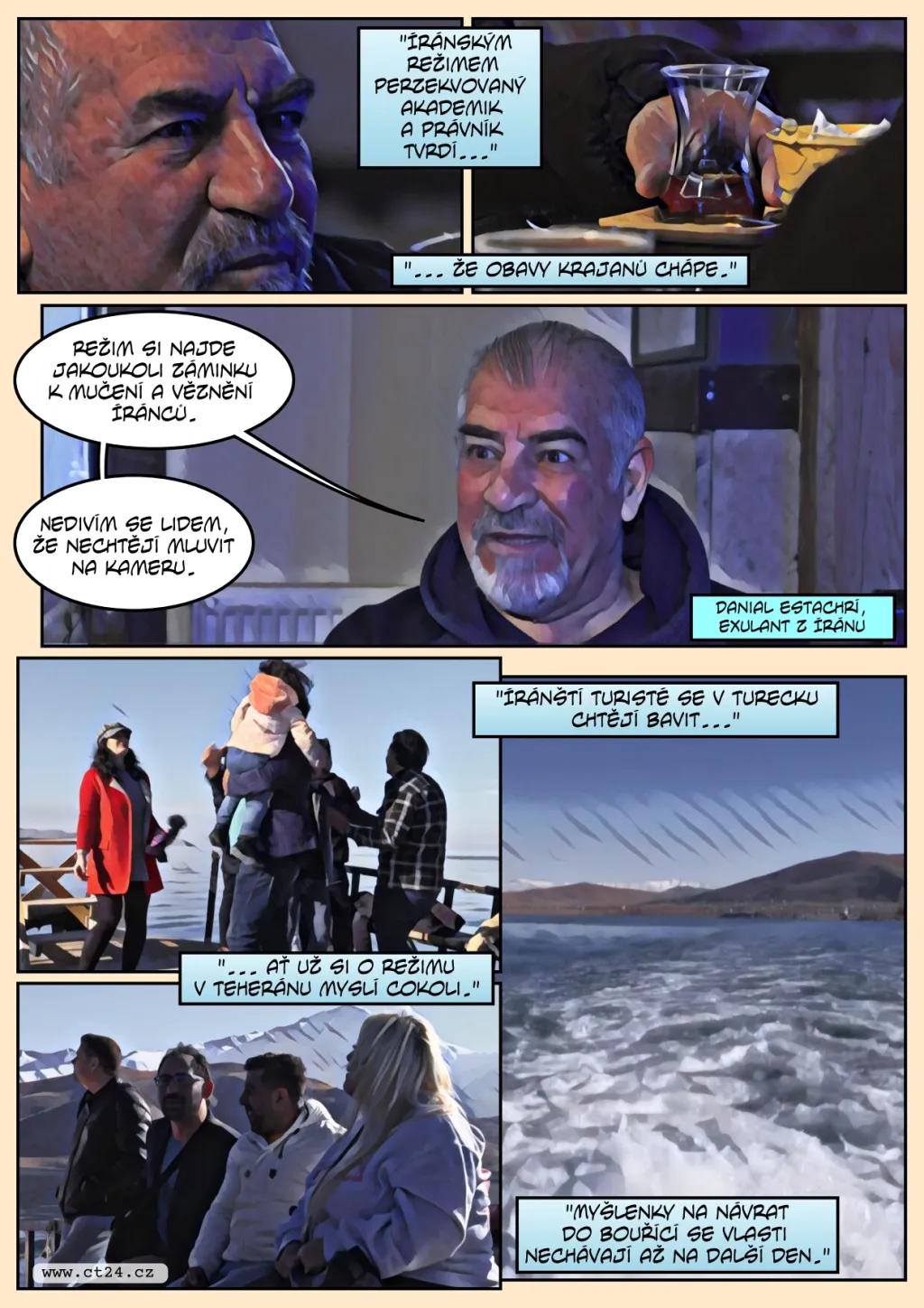 Íránští turisté jezdí za svobodnou atmosférou do tureckého Vanu