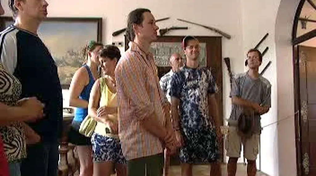 Návštěvníci při exkurzi