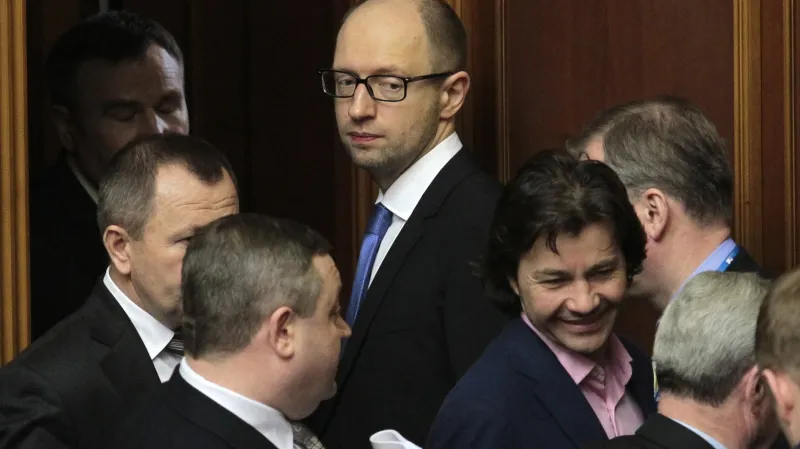 Ukrajinský premiér Arsenij Jaceňuk